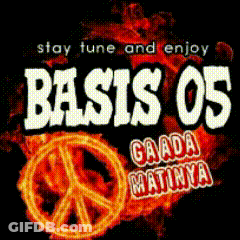 Basis 05 Poster With Peace Sign GIF