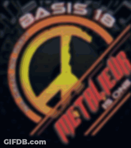 Basis 18 Metaleur Peace Sign Logo GIF