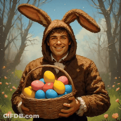 Basket Full Of Brown Eggs GIF