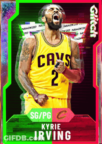 Basketball Card Of Kyrie Irving GIF