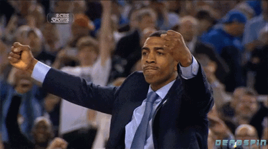 Basketball Coach Super Saiyan Victory GIF