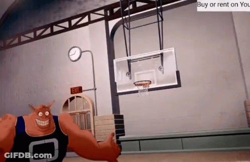 Basketball Court Exit Sign GIF