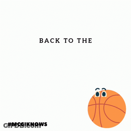 Basketball Face Behind Ball AML GIF
