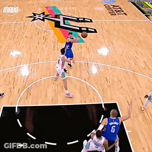 Basketball Game At AT&T Center Dallas GIF