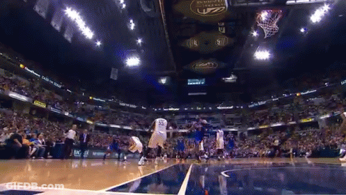 Basketball Game At Busch Stadium GIF