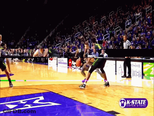 Basketball Game At K State Super Store GIF