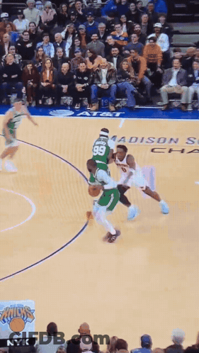 Basketball Game At Madison Square GIF
