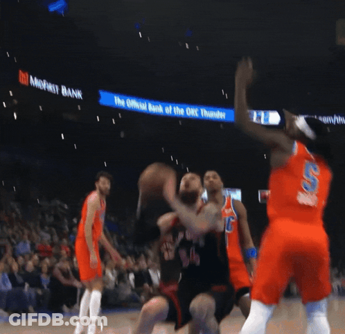 Basketball Game At MidFirst Bank GIF