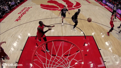 Basketball Game At Scotchbank Arena GIF