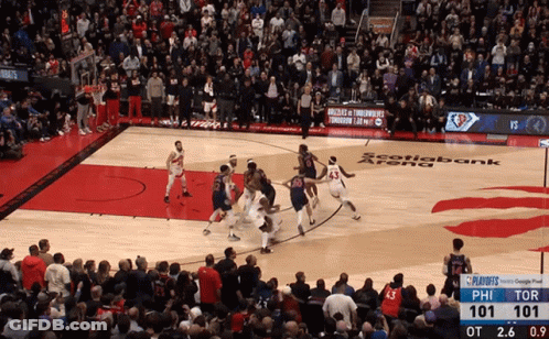 Basketball Game At Scotts Bank Arena GIF