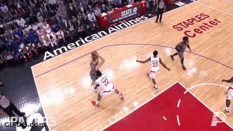 Basketball Game At Staples Center GIF