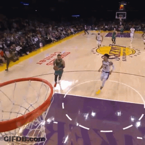 Basketball Game At Staples Center GIF