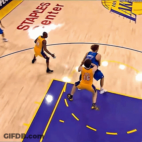 Basketball Game At Staples Center GIF
