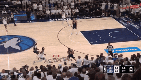 Basketball Game At Target Center GIF