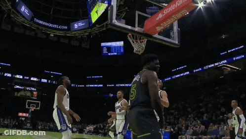 Basketball Game At Timberwolves Arena GIF