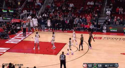 Basketball Game At Toyota Center GIF