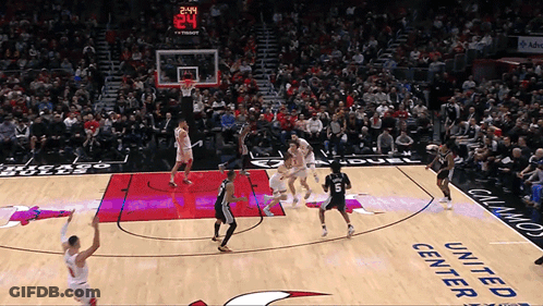 Basketball Game At United Center Chicago GIF