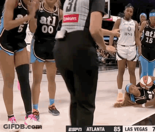 Basketball Game Atlanta Vs Las Vegas GIF