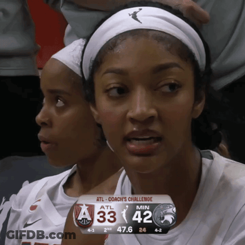 Basketball Game Between Atl And Atl Coach's Challenge GIF
