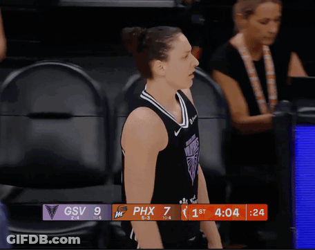 Basketball Game Between GSV And PHX GIF