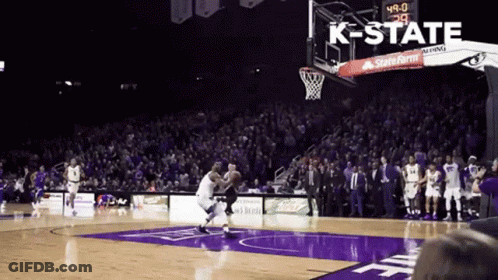 Basketball Game Between K-State And King GIF