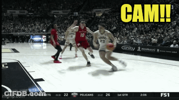 Basketball Game Between Rockets And Pelicans GIF