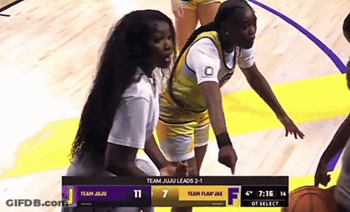 Basketball Game Between Team Juju And Team Play Jae GIF