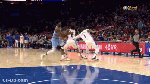 Basketball Game Broadcast On NBC Sports GIF