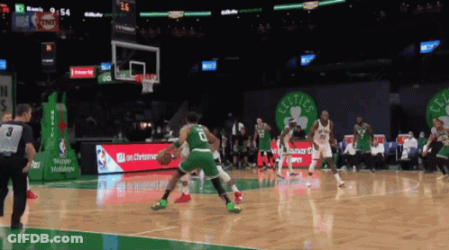 Basketball Game Celtics Vs Pistons GIF