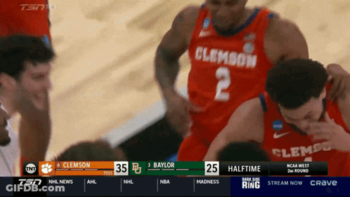 Basketball Game Clemson Vs Baylor GIF