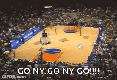 Basketball Game Crowd Go NY GIF