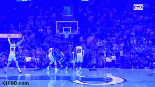 Basketball Game Crowd Scoreboard 4:37 GIF
