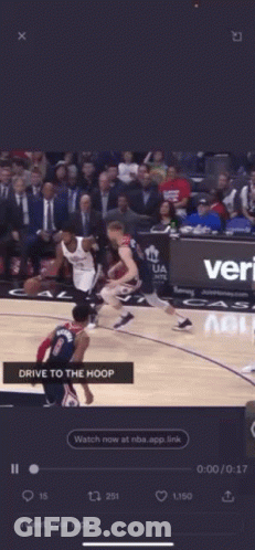 Basketball Game Drive To The Hoop GIF