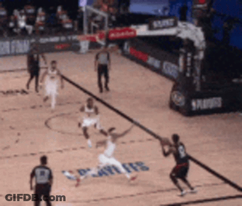 Basketball Game During Playoffs GIF