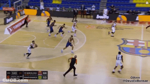 Basketball Game FC Barcelona Vs Panathinaikos GIF
