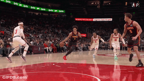 Basketball Game Hawks Vs New York Knicks GIF
