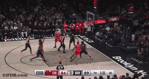 Basketball Game In Brooklyn Scoreboard Says Yes GIF