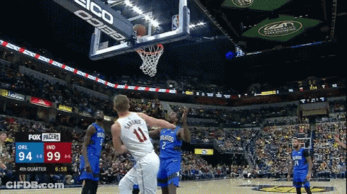 Basketball Game In Fox Pacific Stadium GIF