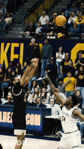 Basketball Game In Front Of Com Sign GIF