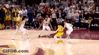Basketball Game In Front Of Crowd GIF