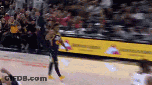 Basketball Game In Front Of Crowd GIF