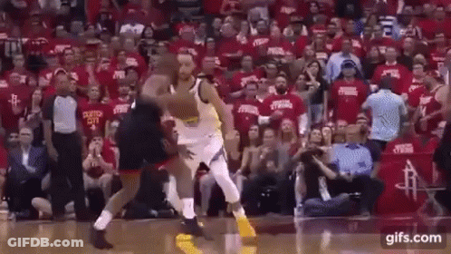 Basketball Game In Front Of Crowd GIF