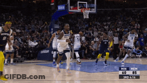 Basketball Game In Front Of Crowd GIF