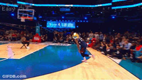 Basketball Game In Front Of Crowd Saying Easy GIF