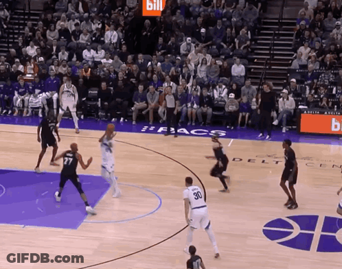 Basketball Game In Front Of Delta Delta Advertisement GIF