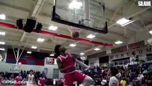 Basketball Game In Gym Saying Montgomery GIF