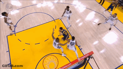 Basketball Game In Hotel Arena GIF