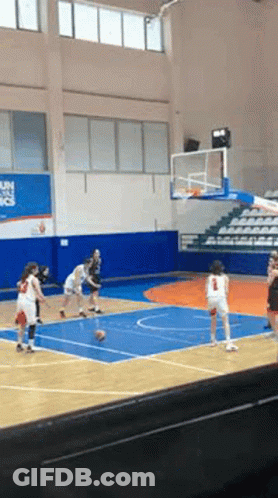 Basketball Game In Istanbul Spor Gym GIF