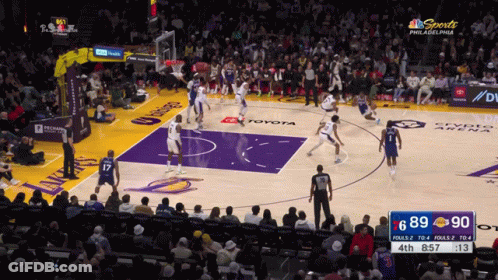 Basketball Game In Philadelphia GIF