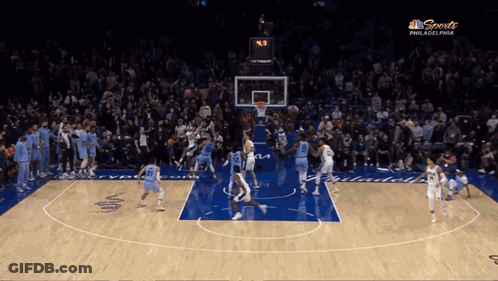 Basketball Game In Philadelphia GIF